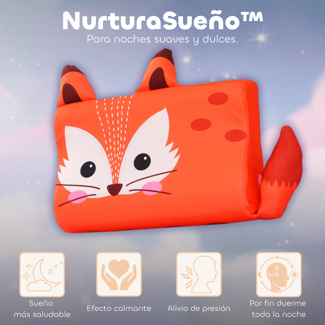 NurturaSueño™ – Almohada Sensorial Infantil para un Sueño Profundo y Tranquilo