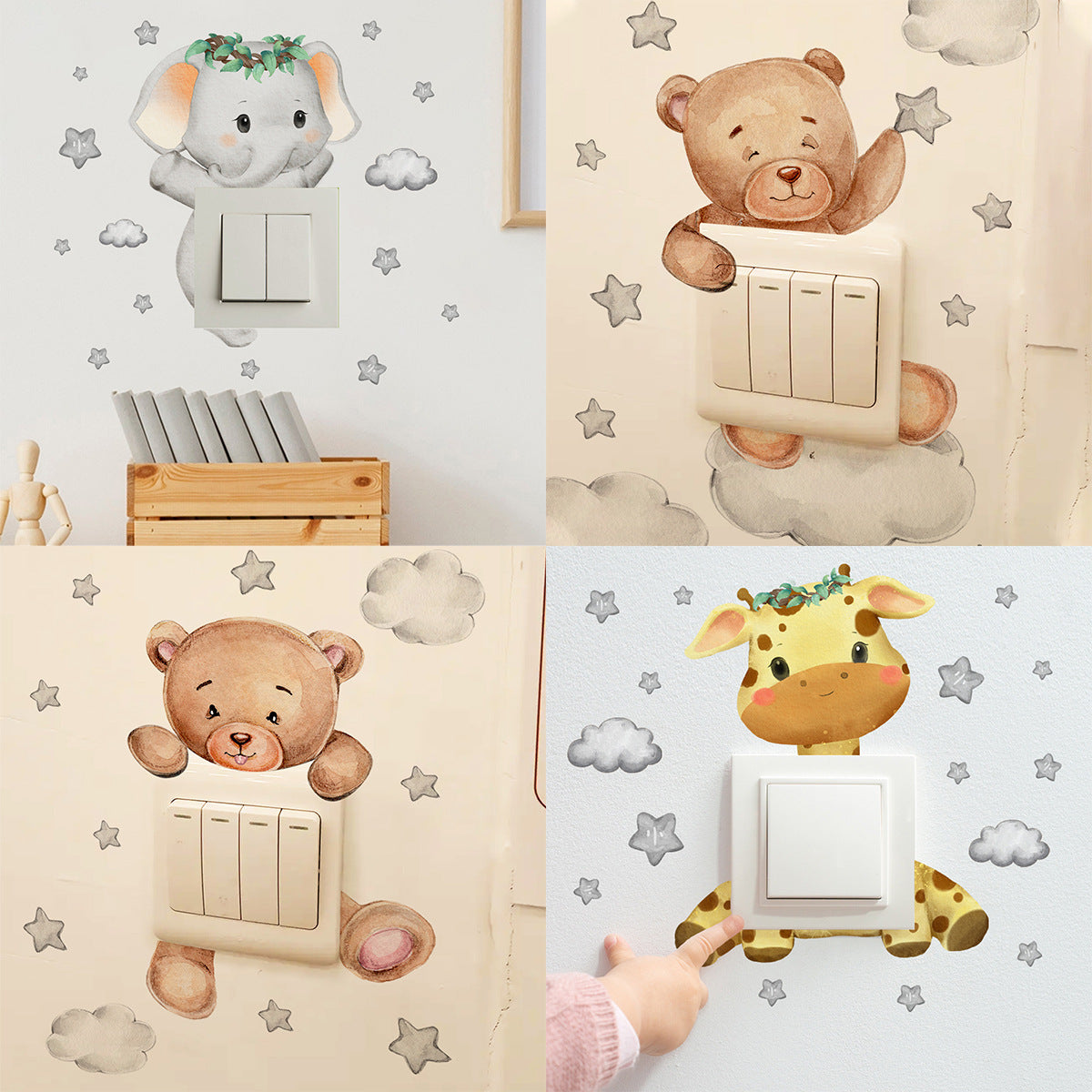 SueñoTierno™ – Pegatinas de pared para noches tranquilas y seguras