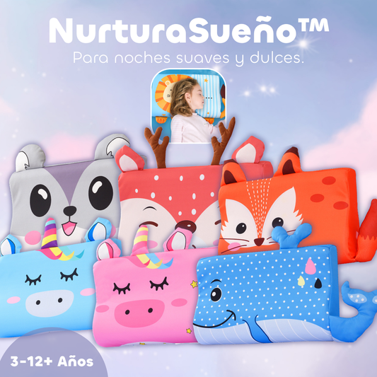 NurturaSueño™ – Almohada Sensorial Infantil para un Sueño Profundo y Tranquilo