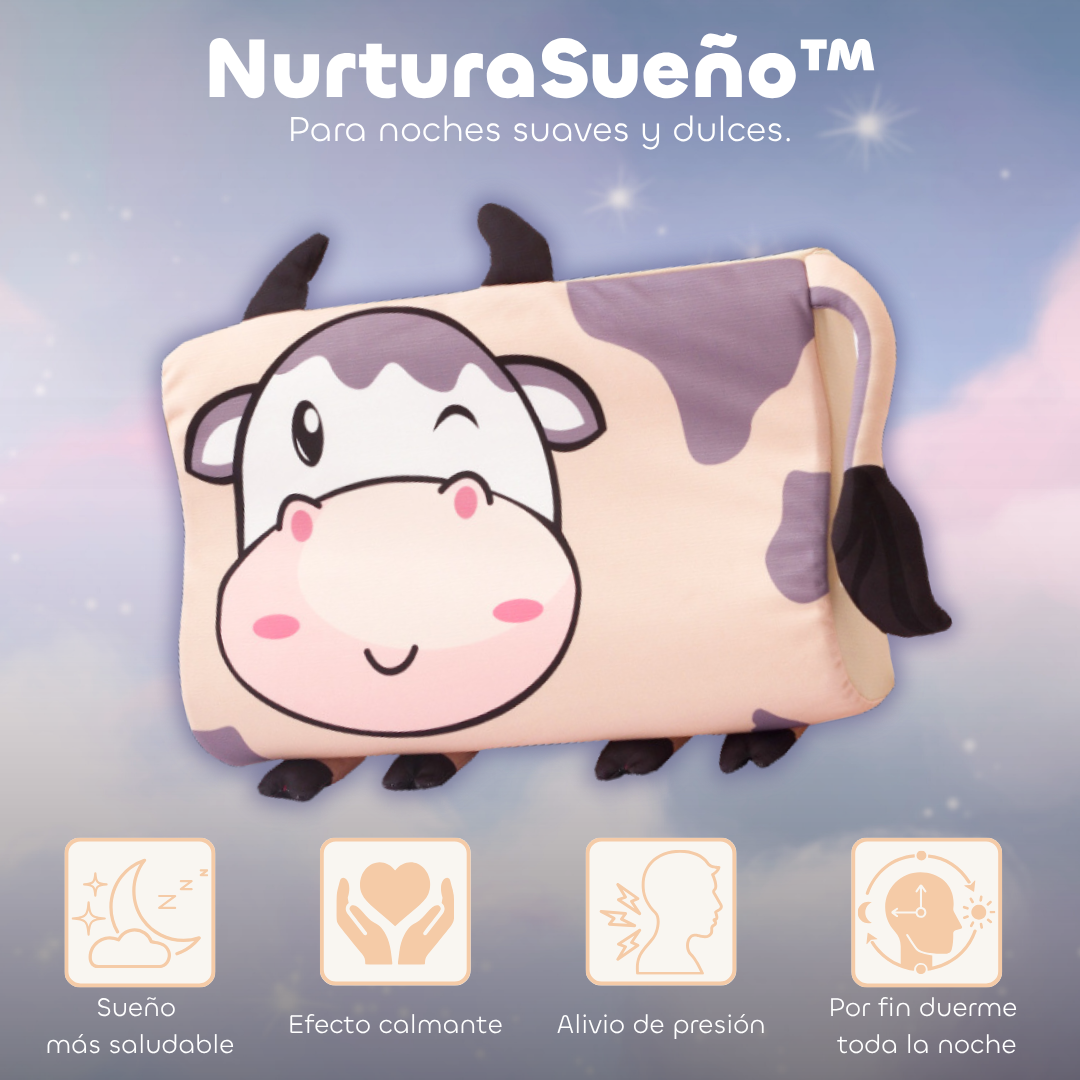 NurturaSueño™ – Almohada Sensorial Infantil para un Sueño Profundo y Tranquilo