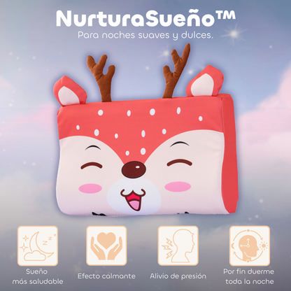 NurturaSueño™ – Almohada Sensorial Infantil para un Sueño Profundo y Tranquilo