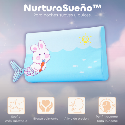 NurturaSueño™ – Almohada Sensorial Infantil para un Sueño Profundo y Tranquilo