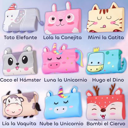 NurturaSueño™ – Almohada Sensorial Infantil para un Sueño Profundo y Tranquilo