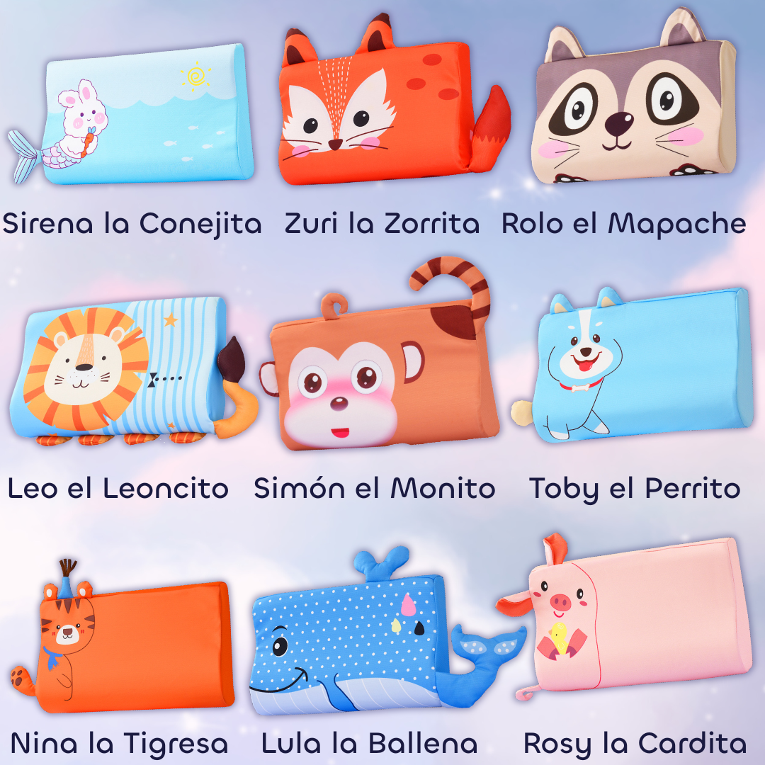 NurturaSueño™ – Almohada Sensorial Infantil para un Sueño Profundo y Tranquilo