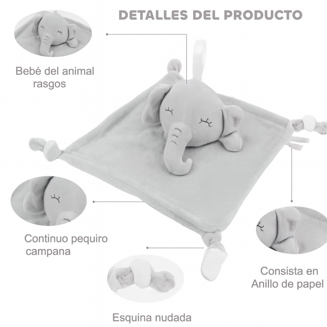 Doudou Amiguito™ – Manta de apego con elefantito suave y tierno