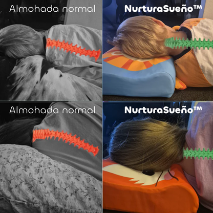 NurturaSueño™ – Almohada Sensorial Infantil para un Sueño Profundo y Tranquilo