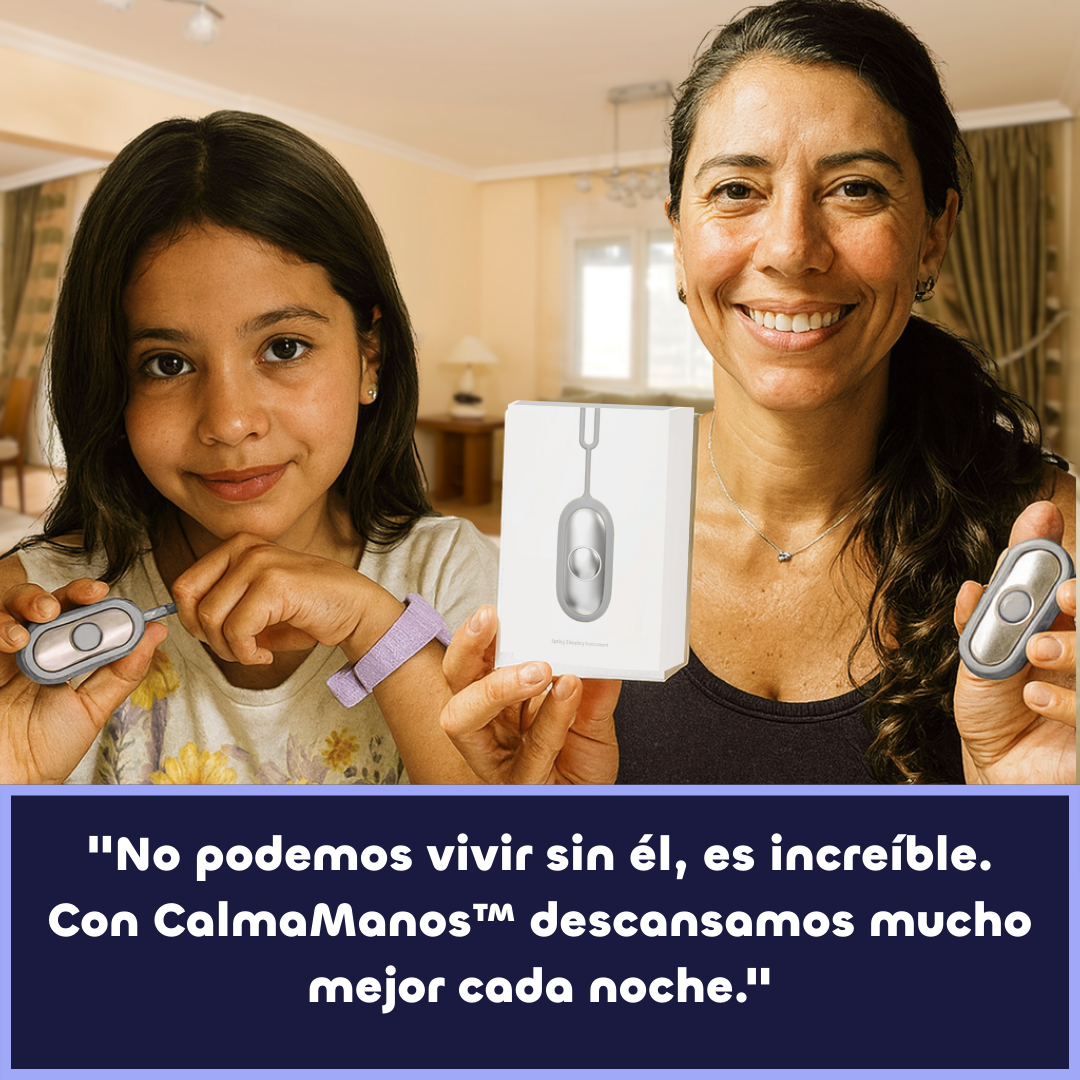 CalmaManos™ – Calma portátil para tu hijo, tranquilidad para ti