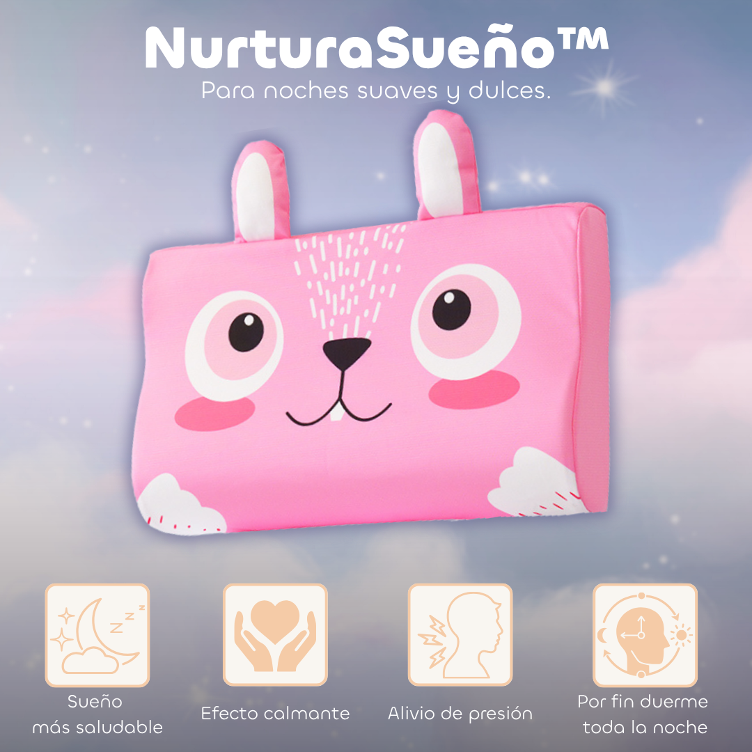 NurturaSueño™ – Almohada Sensorial Infantil para un Sueño Profundo y Tranquilo