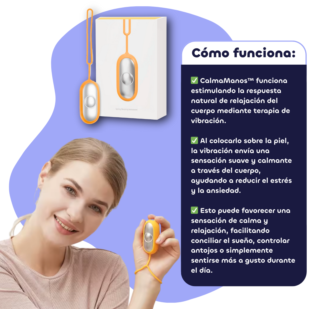 CalmaManos™ – Calma portátil para tu hijo, tranquilidad para ti