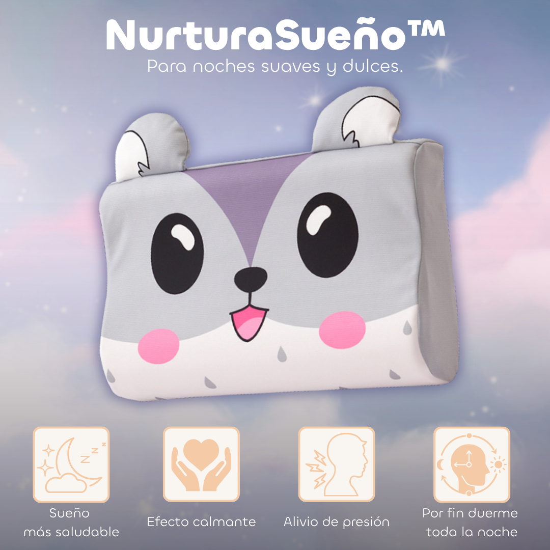 NurturaSueño™ – Almohada Sensorial Infantil para un Sueño Profundo y Tranquilo