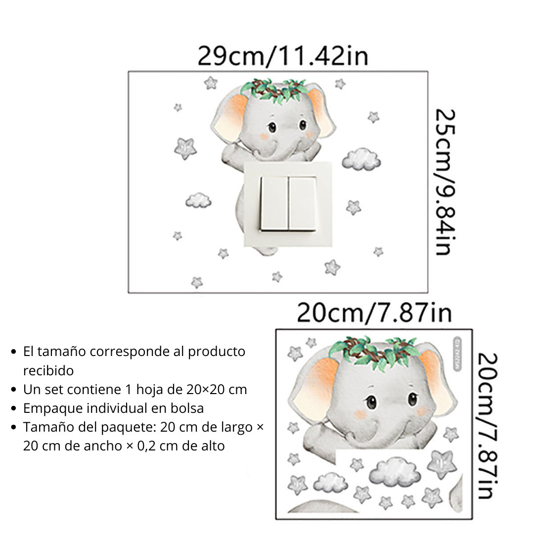SueñoTierno™ – Pegatinas de pared para noches tranquilas y seguras