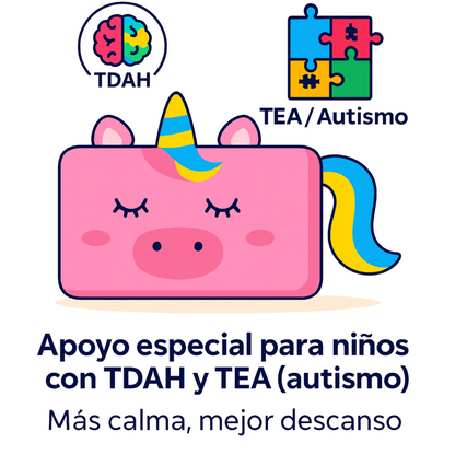 NurturaSueño™ – Almohada Sensorial Infantil para un Sueño Profundo y Tranquilo